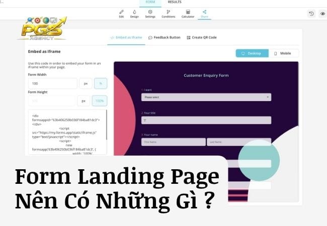 Form landing page nên có những gì để tăng chuyển đổi?