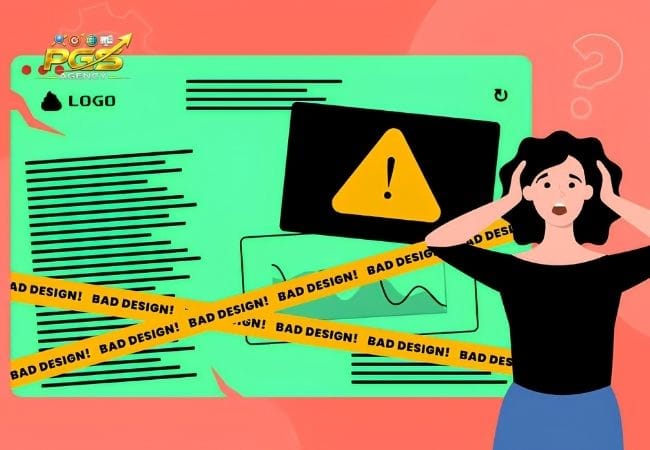 Sai lầm thường gặp khi thiết kế website