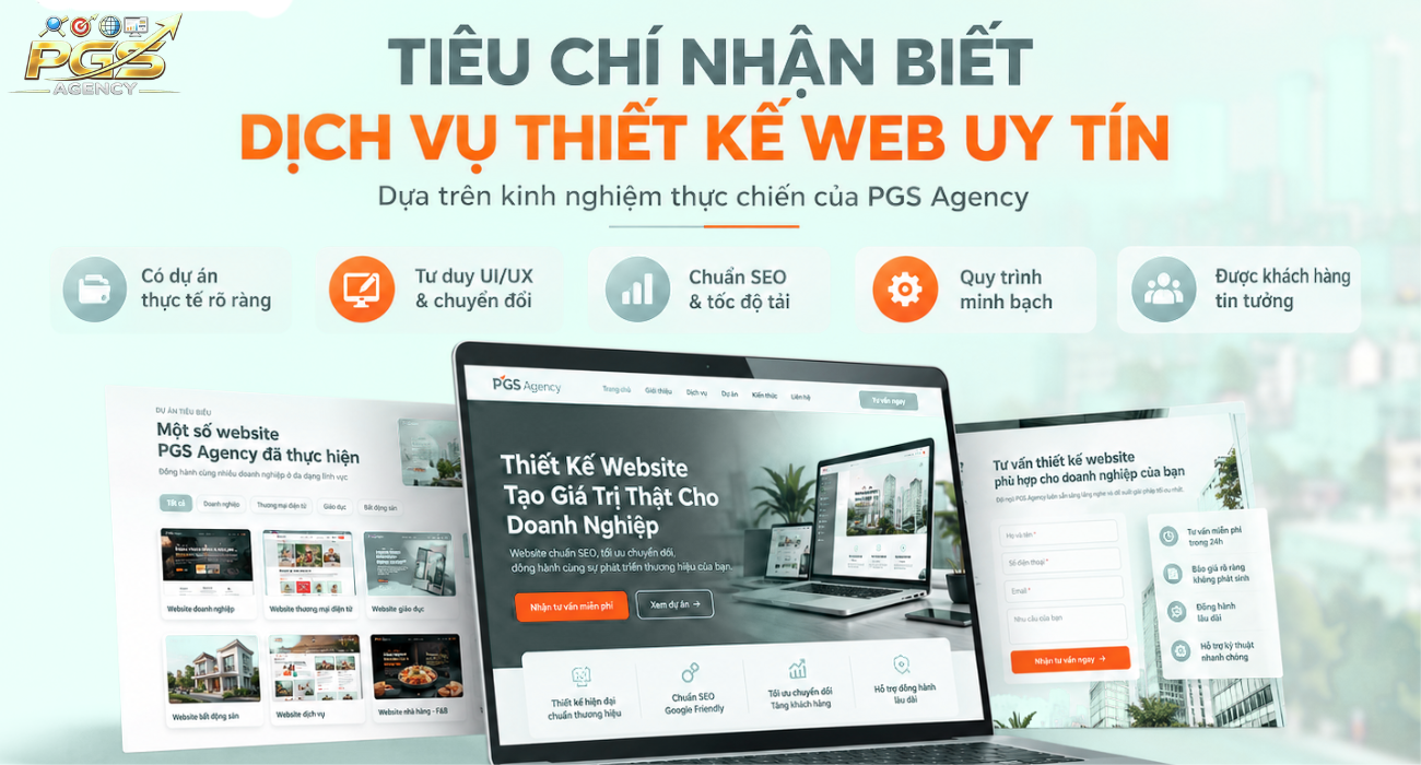 Đơn vị cung cấp dịch vụ thiết kế website