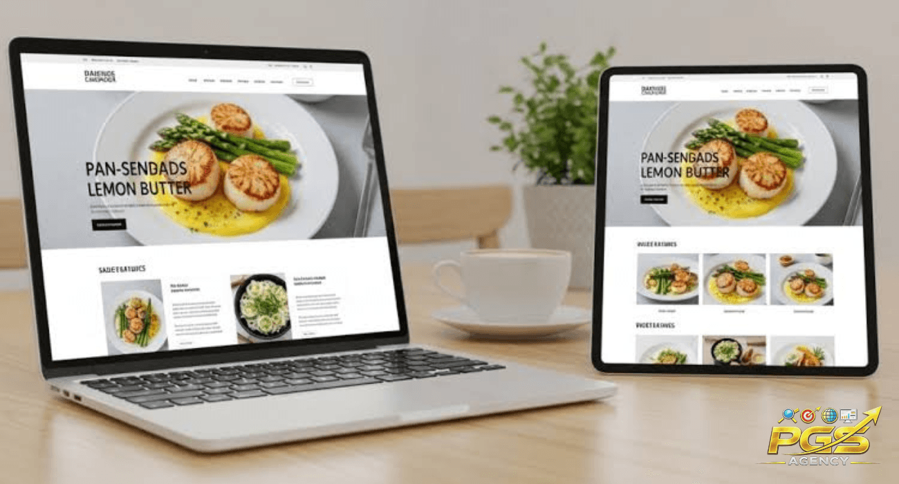 Thiết kế giao diện web nhà hàng hiện đại
