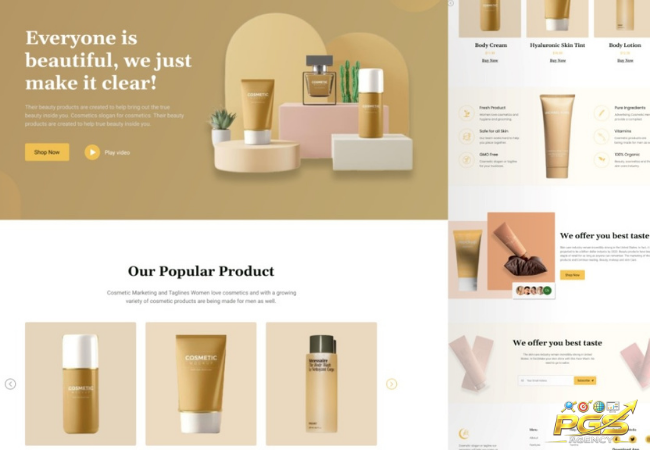 Chạy quảng cáo Landing Page mỹ phẩm Chạy quảng cáo Landing Page mỹ phẩm